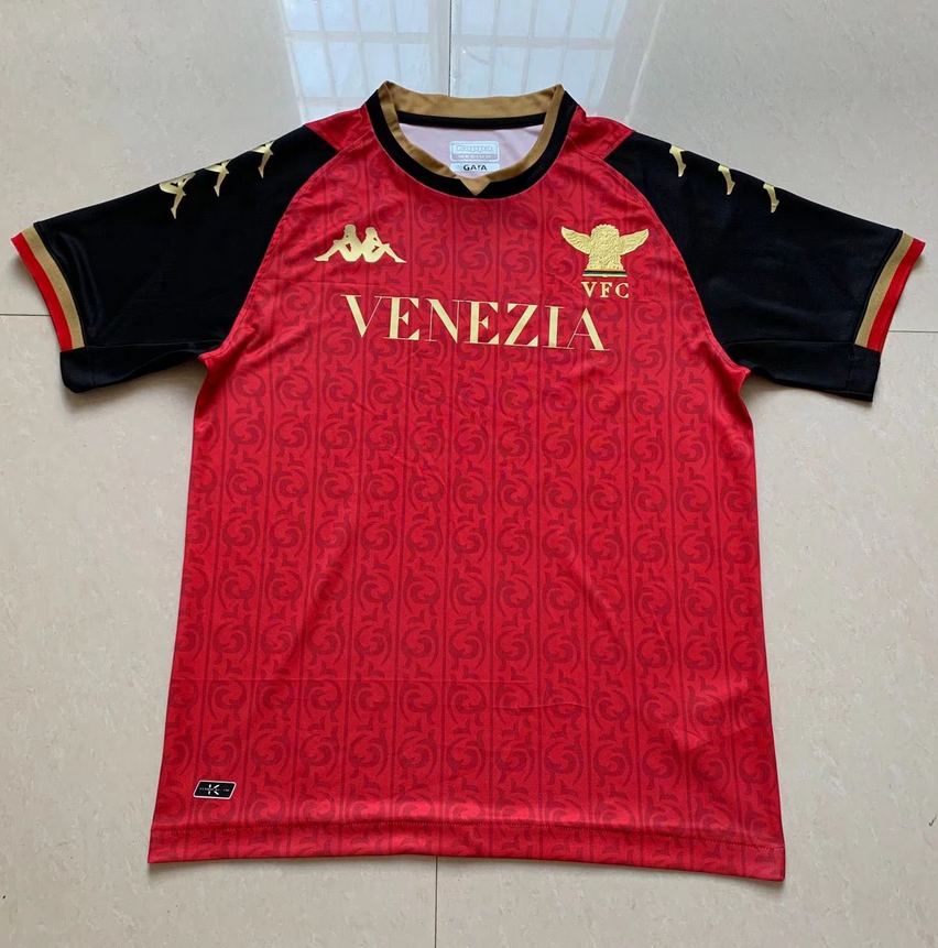 2021/22 Venezia FC Fourth Away Red Soccer Jersey Shirt